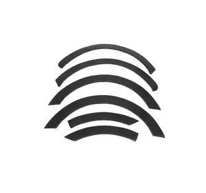 Накладки на арки (6 шт, чорні) для Fiat Talento 2016-2024 рр Накладки на арки (6 шт, чорні) для Fiat Talento 2016-2024 рр