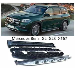 Бокові пороги (2 шт, OEM) для Mercedes GLE W167