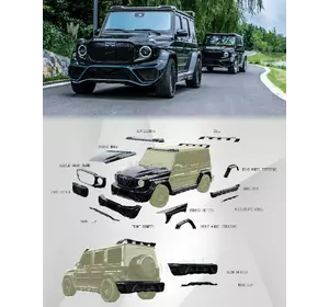 Комплект обвісів 2018-2024 (Maybach) для Mercedes G сlass W463 рр Комплект обвісів 2018-2024 (Maybach) для Mercedes G сlass W463 рр