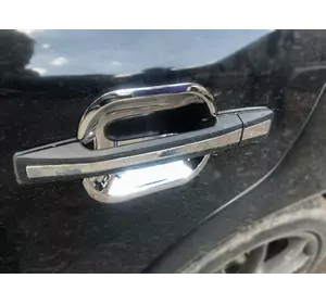 Накладки під ручки (4 шт, нерж) для Mercedes E-сlass W124 1984-1997 рр Накладки під ручки (4 шт, нерж) для Mercedes E-сlass W124 1984-1997 рр