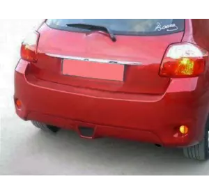 Накладка на задній бампер (під фарбування) для Toyota Auris 2007-2012 рр