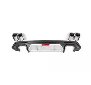 Дифузор на задній бампер (Niken, під фарбування) для Honda Civic Sedan X 2016-2021 рр Дифузор на задній бампер (Niken, під фарбування) для Honda Civic Sedan X 2016-2021 рр