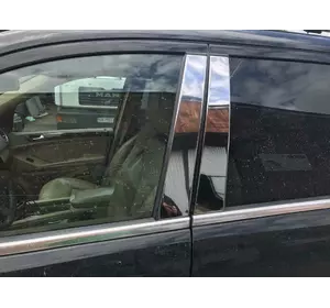 Молдинг дверних стійок (6 шт, нерж) для Mercedes GL сlass X164 Молдинг дверних стійок (6 шт, нерж) для Mercedes GL сlass X164
