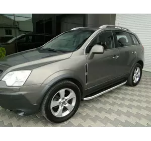 Бокові пороги Fullmond (2 шт, алюм.) 2007-2015 для Opel Antara рр