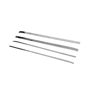 Молдинги на зсувні двері (4 шт., нерж.) Carmos - Турецька сталь для Citroen Berlingo 2008-2018 рр Молдинги на зсувні двері (4 шт., нерж.) Carmos - Турецька сталь для Citroen Berlingo 2008-2018 рр