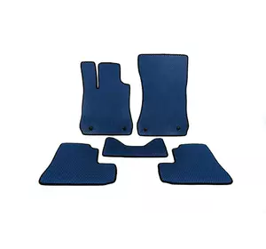 Килимки EVA (Short, Синій) для Mercedes S-сlass W221 Килимки EVA (Short, Синій) для Mercedes S-сlass W221