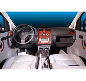 Накладки на панель Дерево для Volkswagen Caddy 2010-2015рр Накладки на панель Дерево для Volkswagen Caddy 2010-2015рр