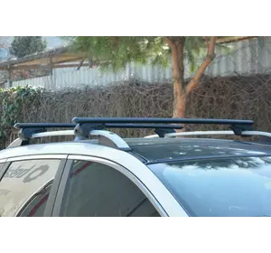 Перемички на звичайні рейлінги під ключ Bold Bar Lite V1 (2 шт) Сірі для Chevrolet Tahoe
