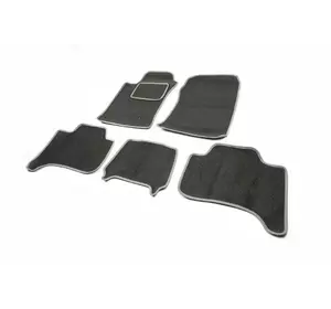 Ворсові килимки Premium (5 шт) для Toyota Land Cruiser Prado 120 Ворсові килимки Premium (5 шт) для Toyota Land Cruiser Prado 120