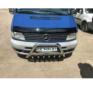 Кенгурятник WT003/4 (нерж.) без напису, 51мм для Mercedes Vito W638 1996-2003 років Кенгурятник WT003/4 (нерж.) без напису, 51мм для Mercedes Vito W638 1996-2003 років