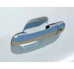 Накладки на ручки (4 шт, нерж) OmsaLine - Італійська нержавіюча сталь для Mercedes Sprinter W901-905 1995-2006 рр Накладки на ручки (4 шт, нерж) OmsaLine - Італійська нержавіюча сталь для Mercedes Sprinter W901-905 1995-2006 рр