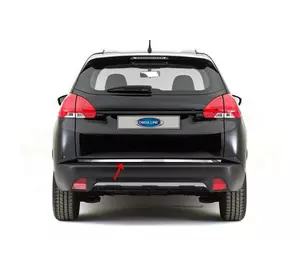 Кромка багажника (нерж.) для Peugeot 2008 2013-2019 рр Кромка багажника (нерж.) для Peugeot 2008 2013-2019 рр