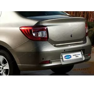Кромка багажника 2013-2018 (нерж.) для Dacia Logan II рр