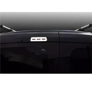 Окантовка заднього стоп-сигналу (нерж.) для Fiat Fiorino/Qubo 2008-2024 рр Окантовка заднього стоп-сигналу (нерж.) для Fiat Fiorino/Qubo 2008-2024 рр