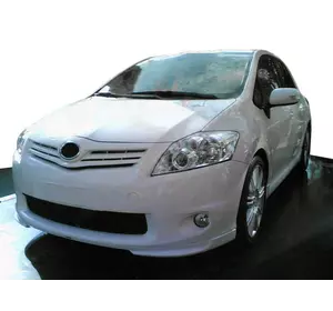 Накладка на передній бампер (під фарбування) для Toyota Auris 2007-2012 рр Накладка на передній бампер (під фарбування) для Toyota Auris 2007-2012 рр