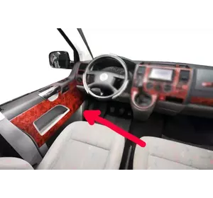 Накладки на дверні карти Дерево для Volkswagen T5 Multivan 2003-2010 рр Накладки на дверні карти Дерево для Volkswagen T5 Multivan 2003-2010 рр