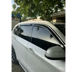 Вітровики з хром молдингом (4 шт, HIC) для BMW X5 F-15 2013-2018рр Вітровики з хром молдингом (4 шт, HIC) для BMW X5 F-15 2013-2018рр