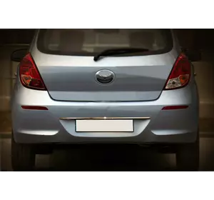 Накладка над номером (нерж.) для Hyundai I-20 2012-2014 рр