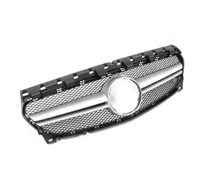 Передня решітка (2017-2019, AMG Silver) для Mercedes CLA C117 рр Передня решітка (2017-2019, AMG Silver) для Mercedes CLA C117 рр