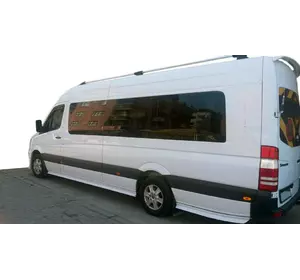 Бокові пороги Спорт (під фарбування) Екстра довга база (L4) для Mercedes Sprinter W906 2006-2018 рр Бокові пороги Спорт (під фарбування) Екстра довга база (L4) для Mercedes Sprinter W906 2006-2018 рр