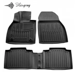 Килимки Stingray 3D (4 шт, поліуретан) для Toyota bZ4X Килимки Stingray 3D (4 шт, поліуретан) для Toyota bZ4X
