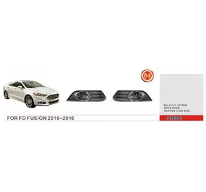 Противотуманки (2012-2017, галогенні) для Ford Fusion рр Противотуманки (2012-2017, галогенні) для Ford Fusion рр