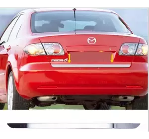 Кромка багажника (нерж.) для Mazda 6 2003-2008 рр Кромка багажника (нерж.) для Mazda 6 2003-2008 рр