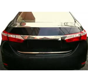 Кромка багажника (нерж) для Toyota Corolla 2013-2019 рр Кромка багажника (нерж) для Toyota Corolla 2013-2019 рр