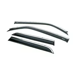 Вітровики з хромом (4 шт, Niken) для Toyota 4Runner 2009-2024 Вітровики з хромом (4 шт, Niken) для Toyota 4Runner 2009-2024