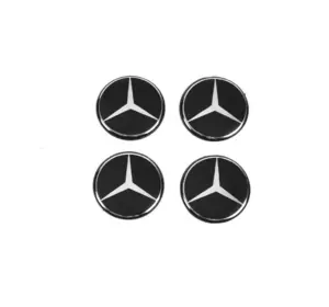 Наклейки на ковпачки 54мм (4шт) для Тюнінг Mercedes Наклейки на ковпачки 54мм (4шт) для Тюнінг Mercedes