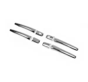 Накладки на ручки (4 шт., нерж.) OmsaLine - Італійська нержавійка для Mitsubishi Grandis 2003-2011 рр Накладки на ручки (4 шт., нерж.) OmsaLine - Італійська нержавійка для Mitsubishi Grandis 2003-2011 рр