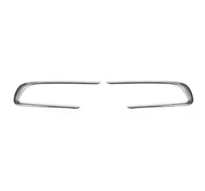 Накладки на противотуманки (2 шт, нерж.) для Fiat Tipo 2016-2024 рр Накладки на противотуманки (2 шт, нерж.) для Fiat Tipo 2016-2024 рр