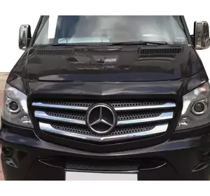 Дефлектор капота 2013-2024 (V1, EuroCap) для Mercedes Sprinter W906 рр Дефлектор капота 2013-2024 (V1, EuroCap) для Mercedes Sprinter W906 рр