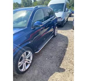 Бокові пороги Maydos V2 (2 шт., нерж) для Volkswagen Tiguan 2007-2016 рр Бокові пороги Maydos V2 (2 шт., нерж) для Volkswagen Tiguan 2007-2016 рр