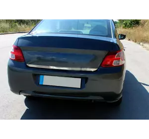 Накладки на кромка багажника (нерж.) OmsaLine - Італійська нержавійка для Peugeot 301 Накладки на кромка багажника (нерж.) OmsaLine - Італійська нержавійка для Peugeot 301