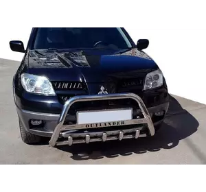 Кенгурятник (нерж.) для Mitsubishi Outlander 2001-2006 рр Кенгурятник (нерж.) для Mitsubishi Outlander 2001-2006 рр