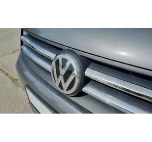 Накладки на решітку (2 шт., нерж) OmsaLine - Італійська нержавійка для Volkswagen Caddy 2015-2020 рр Накладки на решітку (2 шт., нерж) OmsaLine - Італійська нержавійка для Volkswagen Caddy 2015-2020 рр