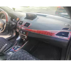 Накладки на панель (Meric) Титан для Renault Megane III 2009-2016 рр Накладки на панель (Meric) Титан для Renault Megane III 2009-2016 рр