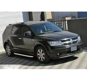 Бокові пороги Fullmond (2 шт., алюміній) для Fiat Freemont Бокові пороги Fullmond (2 шт., алюміній) для Fiat Freemont