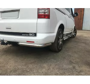 Задні куточки AK003 (2 шт., нерж) для Volkswagen T5 Multivan 2003-2010 рр Задні куточки AK003 (2 шт., нерж) для Volkswagen T5 Multivan 2003-2010 рр
