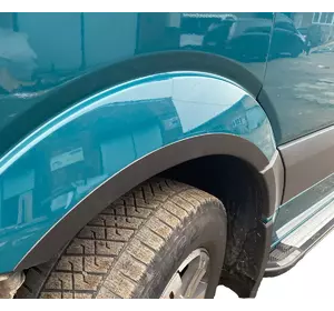 Накладки на арки вузькі (4 шт., ABS, чорні) для Mercedes Sprinter W906 2006-2018 рр Накладки на арки вузькі (4 шт., ABS, чорні) для Mercedes Sprinter W906 2006-2018 рр