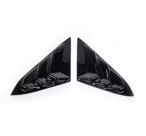 Накладки на трикутники дзеркал (2 шт, ABS) для Honda Civic Sedan X 2016-2021 рр