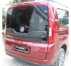 Накладка на кришку багажника (ABS) для Fiat Doblo II 2010-2022 рр Накладка на кришку багажника (ABS) для Fiat Doblo II 2010-2022 рр