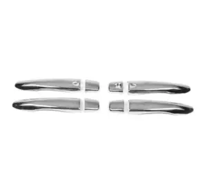 Накладки на ручки (4 шт.) З чіпом, Carmos - Турецька сталь для Renault Kadjar