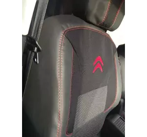 Авточохли (тканина і шкірозамінник, Premium) Повний салон для Citroen Berlingo 2008-2018 рр Авточохли (тканина і шкірозамінник, Premium) Повний салон для Citroen Berlingo 2008-2018 рр