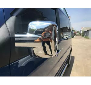 Накладки на дзеркала (2 шт, хром) Хромований пластик для Mercedes Vito W638 1996-2003 років Накладки на дзеркала (2 шт, хром) Хромований пластик для Mercedes Vito W638 1996-2003 років