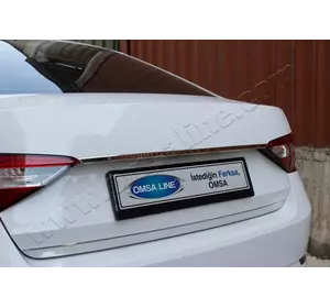 Планка над номером Sedan (нерж) для Skoda Superb 2016-2024 рр