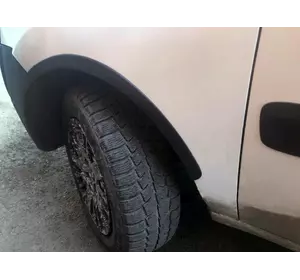 Накладки на арки (4 шт, чорні) для Fiat Doblo I 2001-2005 рр Накладки на арки (4 шт, чорні) для Fiat Doblo I 2001-2005 рр