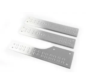 Накладки на внутрішні пороги Carmos (нерж.) 4 шт, Carmos - Турецька сталь для Fiat Doblo II 2010-2022 рр Накладки на внутрішні пороги Carmos (нерж.) 4 шт, Carmos - Турецька сталь для Fiat Doblo II 2010-2022 рр