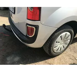 Обведення заднього рефлектора (2 шт, нерж) для Mercedes Citan 2013-2021 рр Обведення заднього рефлектора (2 шт, нерж) для Mercedes Citan 2013-2021 рр